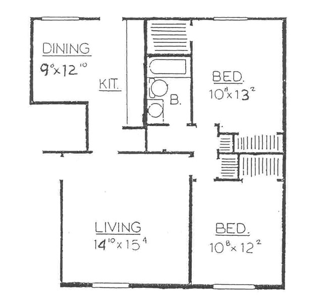 Floorplan - Ferndale Furman Apartments