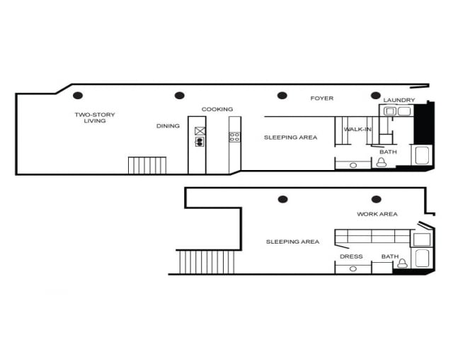 Floorplan - South Side on Lamar