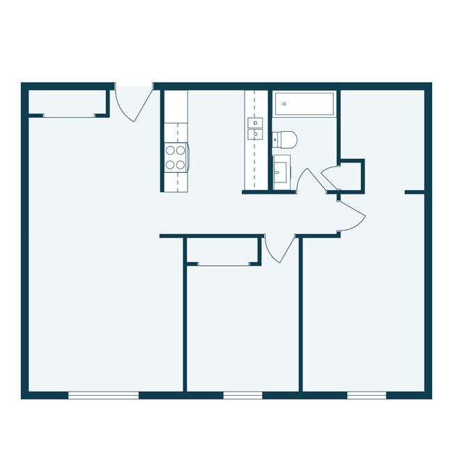 Floorplan - Bradbury Apartments