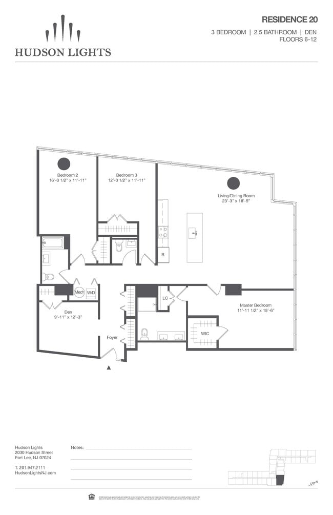 Floorplan - Hudson Lights