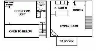 Floorplan - Lake Pointe Apartments