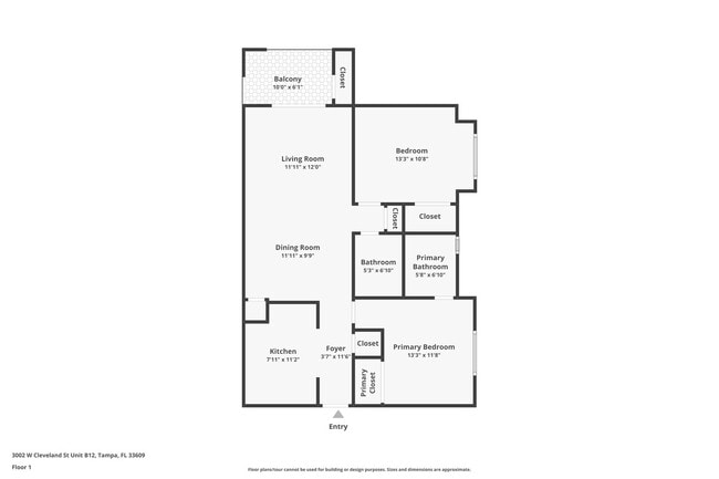 Building Photo - Spacious 2BR/2BA third floor South Tampa c...