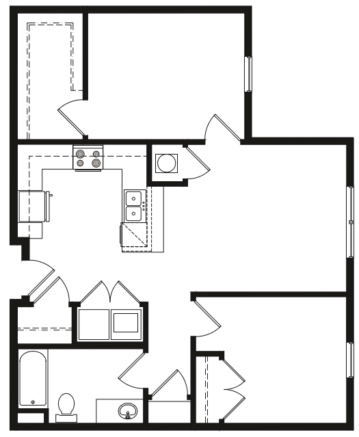 Floorplan - Carpenter Flats