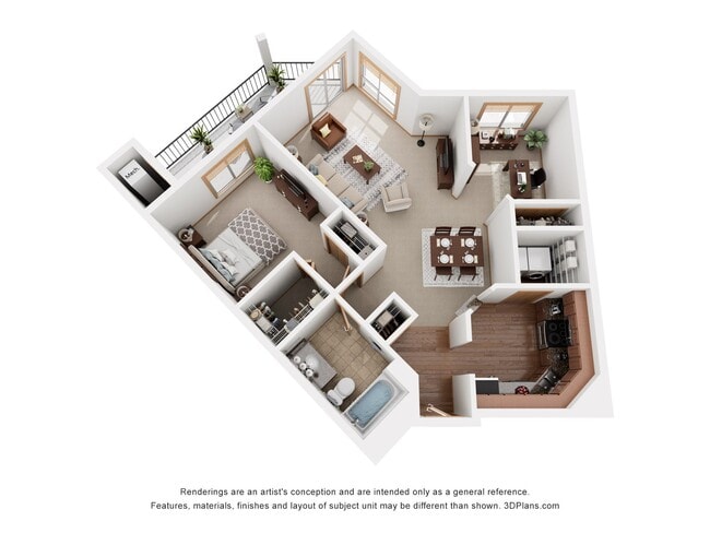 Floorplan - Crosby Pointe Apartments