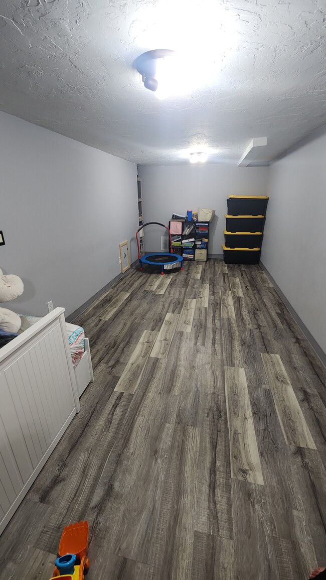 Partially finished basement bonus room. - 1718 S Walden Ave