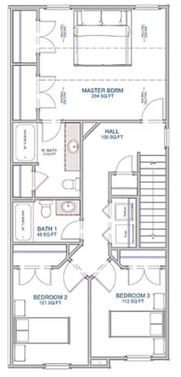 Floorplan - Oak Grove Townhomes