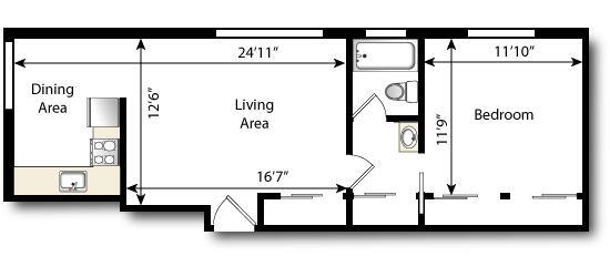 Floorplan - Emerson Flats