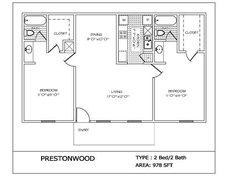 2BR/2BA - Prestonwood