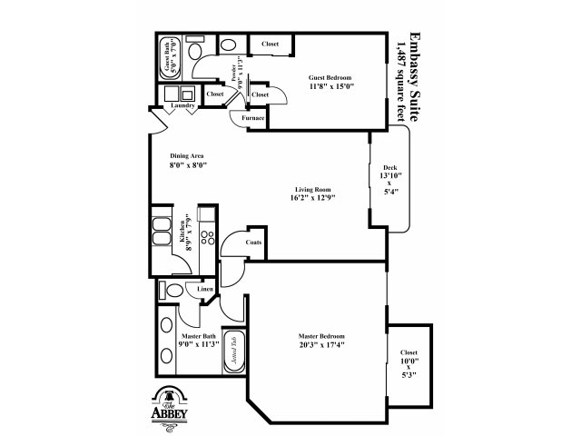 2J - The Abbey Apartments