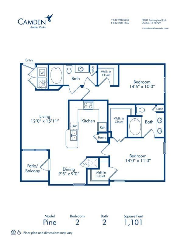 Floorplan - Camden Amber Oaks