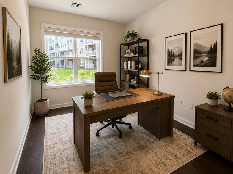 virtually staged office - 90 Trotter Rd
