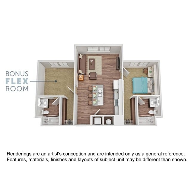 1BR2BA - with Den - URSA - Historical Access II