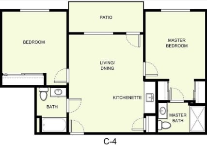 Floor Plan C-4 - Holiday Golden Oaks