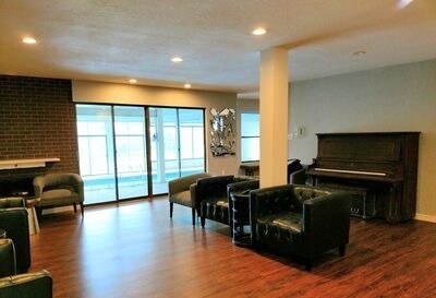 piano in lounge near pool - 2227 Canyon Blvd
