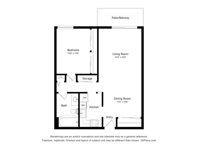 Floorplan - Pheasant Park Apartments