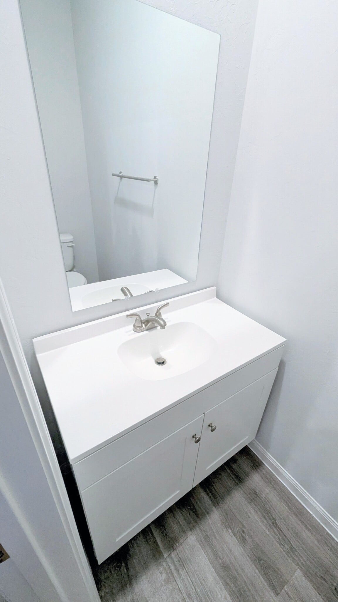New vanity with large storage space underneath. - 13218 HP Johnson St