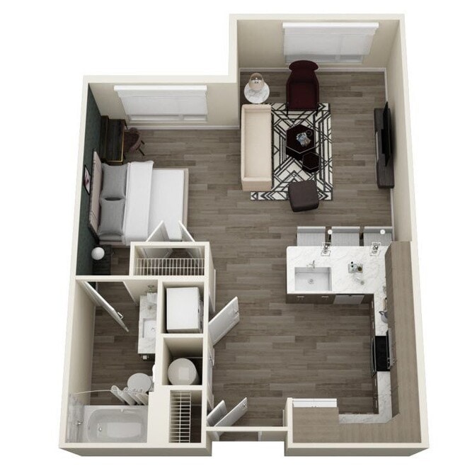 Floorplan - Aspire Kenwood Apartments