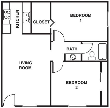 2BR/1BA - Santa Cruz
