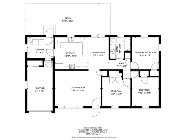 Building Photo - Students Welcome! 3 Bedroom Ranch with Big Back Yard