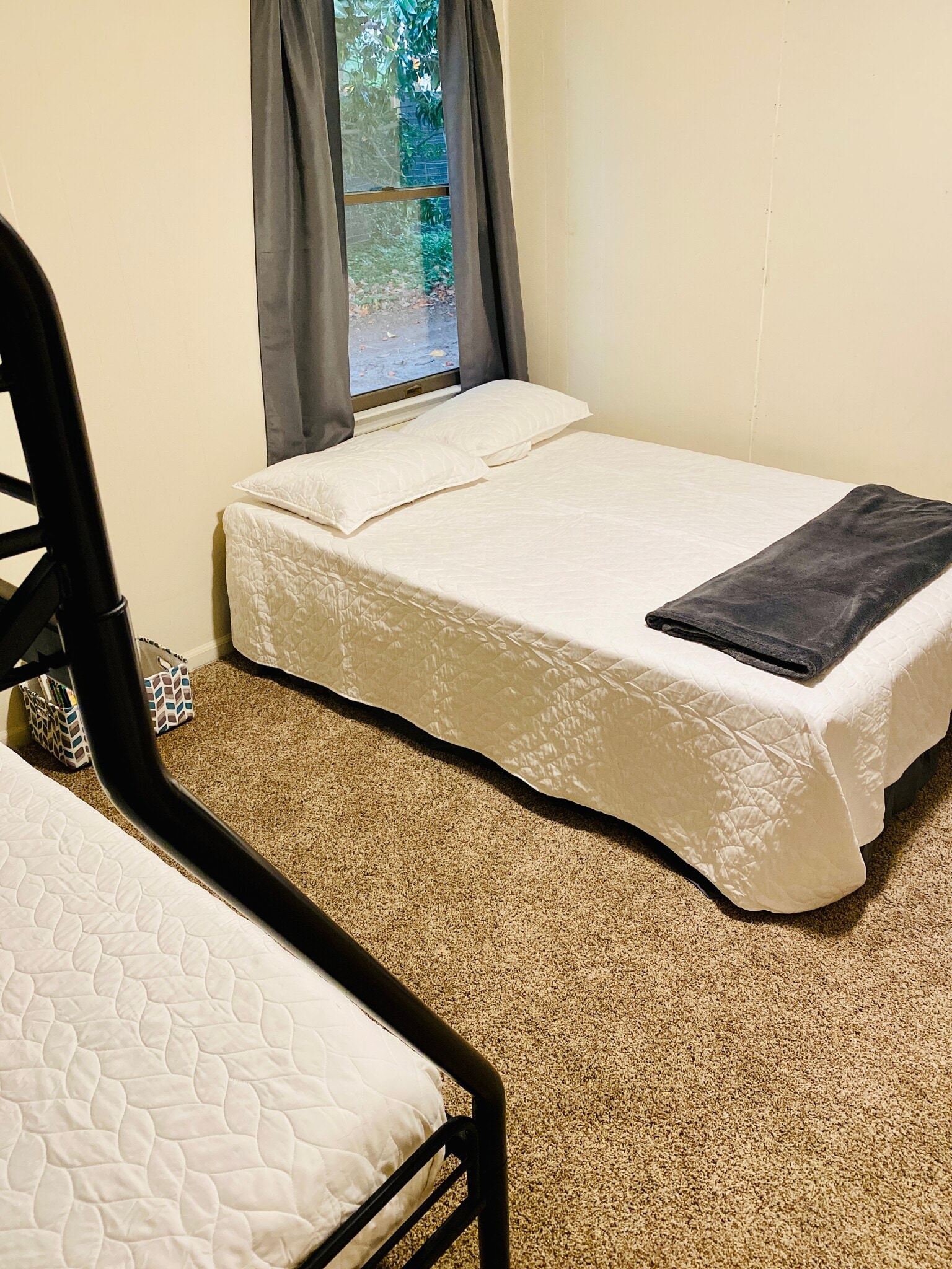 Kids room - one twin over full bunk bed and one full bed - 8531 Pine Lake Rd