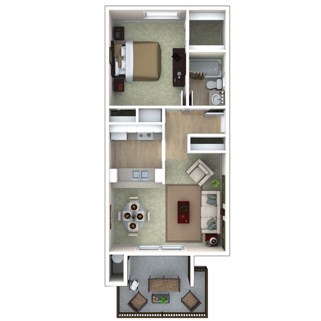 Floorplan - Valley Ridge Apartment Homes