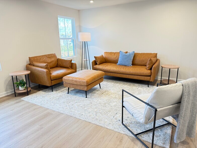 Staged great room - 134 Grove Hill Ter