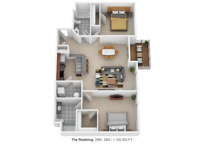 Floorplan - DeSales Flats Apartments*