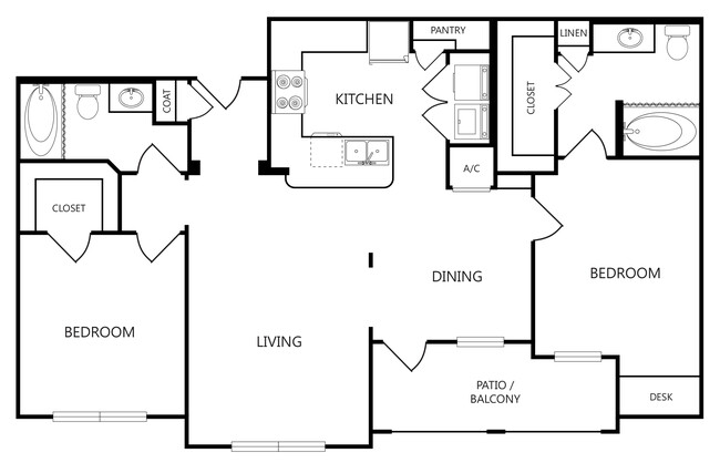 Floorplan - Parc at Mansfield