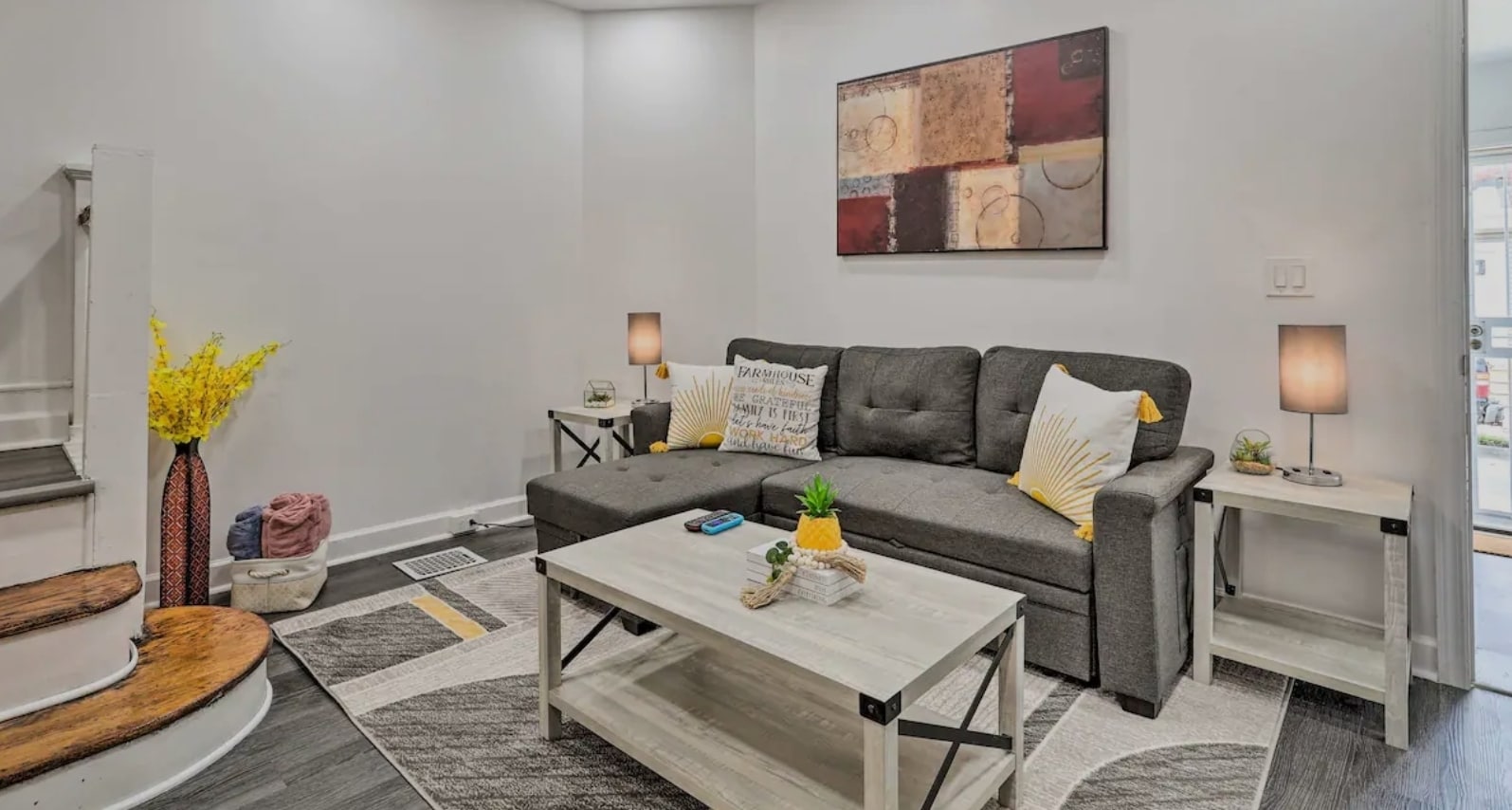 Comfy Living Room Couch - 821 S Vogdes St