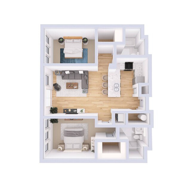 Floorplan - Monmouth Row Apartments