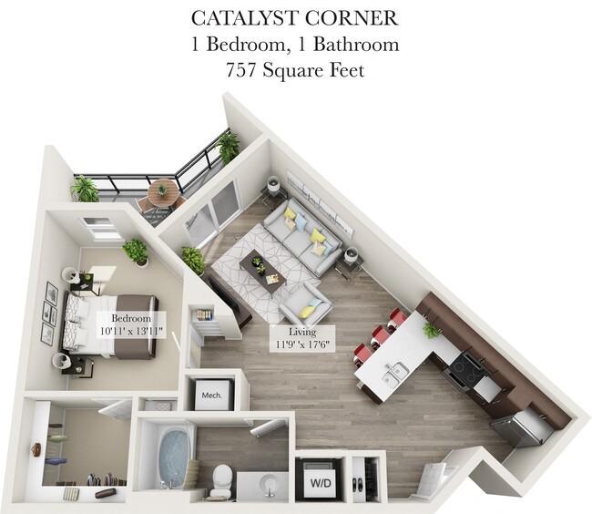 Floorplan - Venture Apartments iN Tech Center