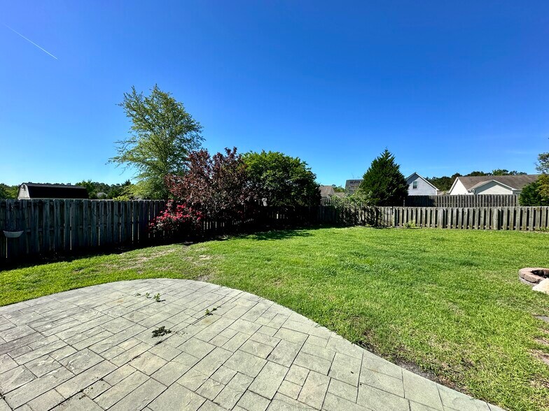 Backyard - 213 Red Carnation Dr