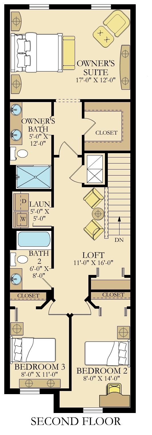 Floorplan - Bryant Square Rental Homes