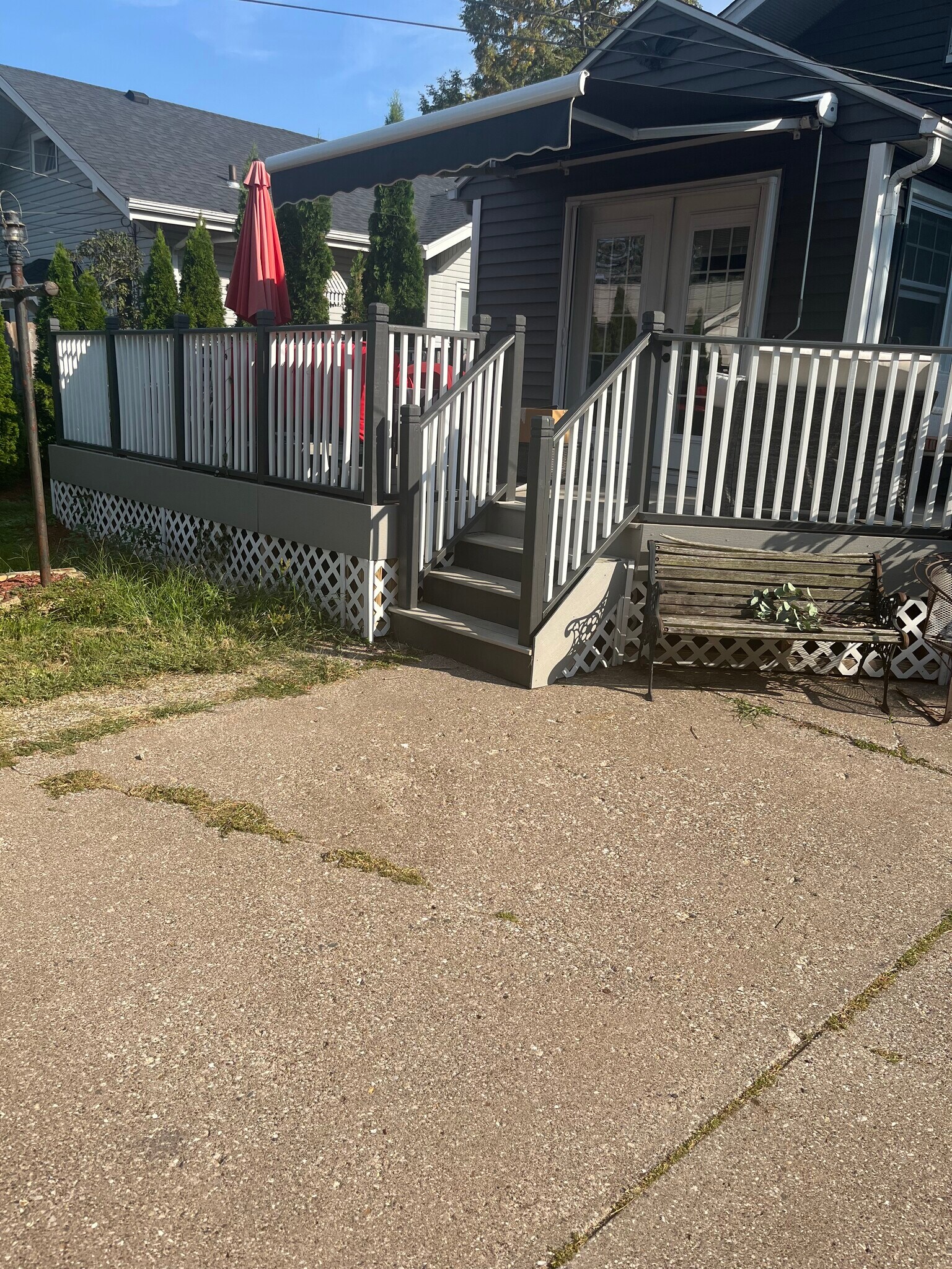 Back porch - 2118 Elm St