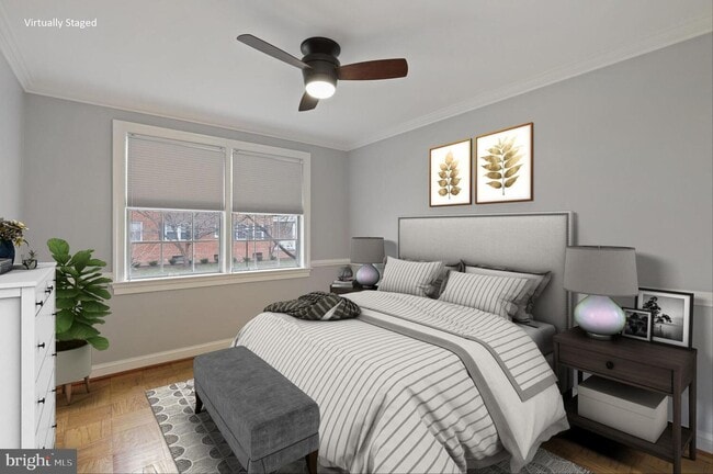 Bedroom (virtual staging) - 6622 Boulevard Vw