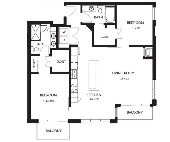 D2 Floor Plan - Flux
