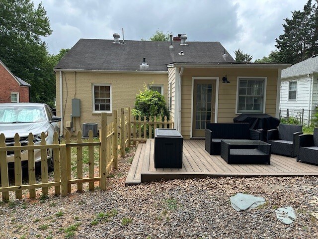 Backyard and New Patio Deck - 1304 Winstead Pl