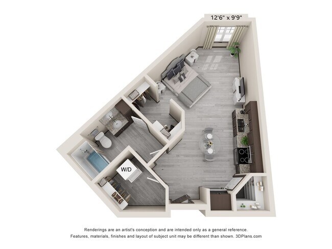 Primary Photo - Spacious, Brand-New Studio Apartment