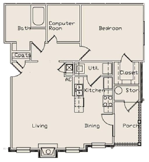 1BR/1BA - Indian Hills