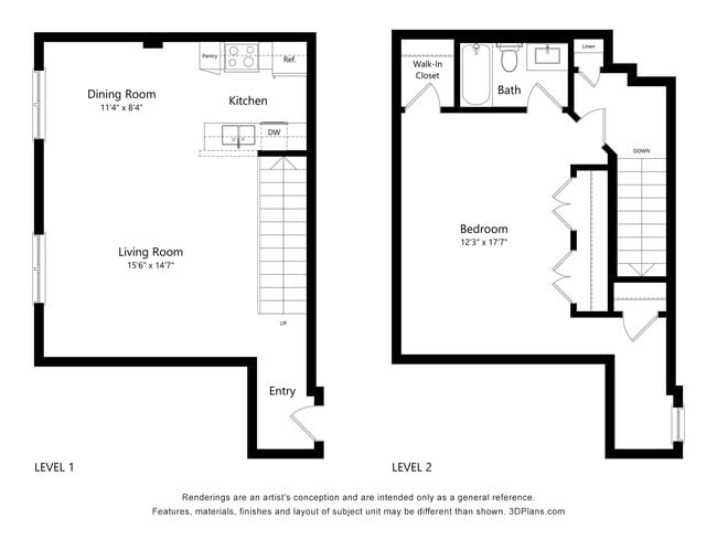 Floorplan - Miller Square & Spanish Trails