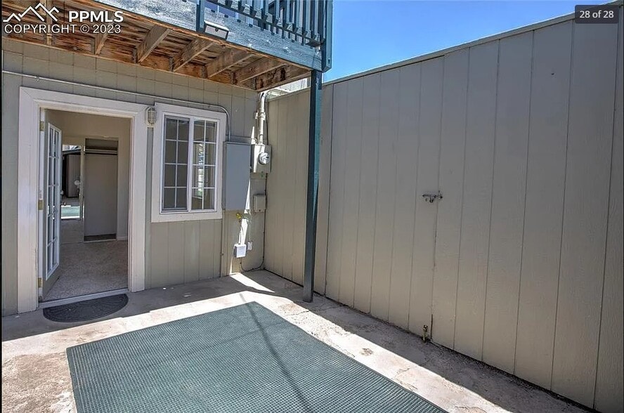 Patio Outsode of Second Bedroom - 206 W Carr Ave