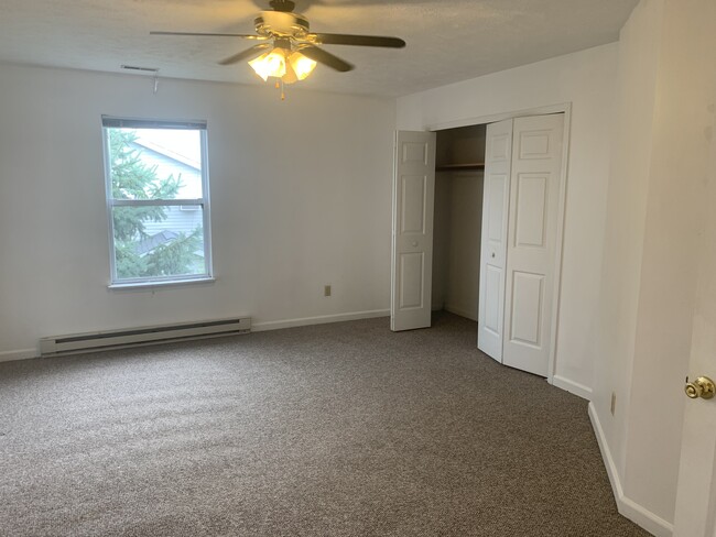 Bedroom 3 (carpet replaced with vinyl plan flooring in 2024) with attached bathroom - 1413 Loop Road