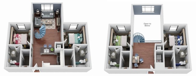 4BR/4BA Loft - NorthView Student Apartments