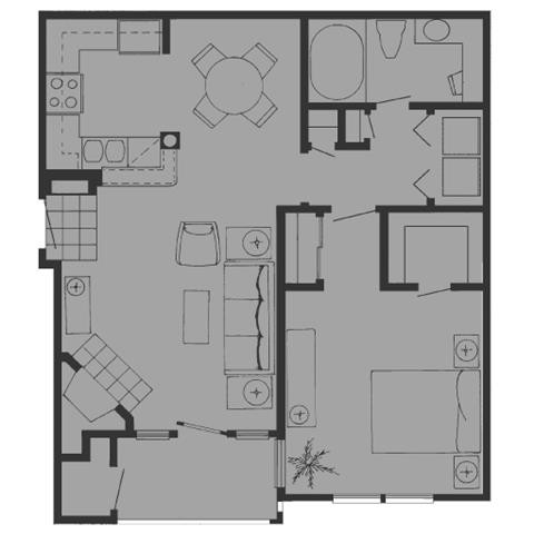 Floorplan - Tuscany Gate Apartments