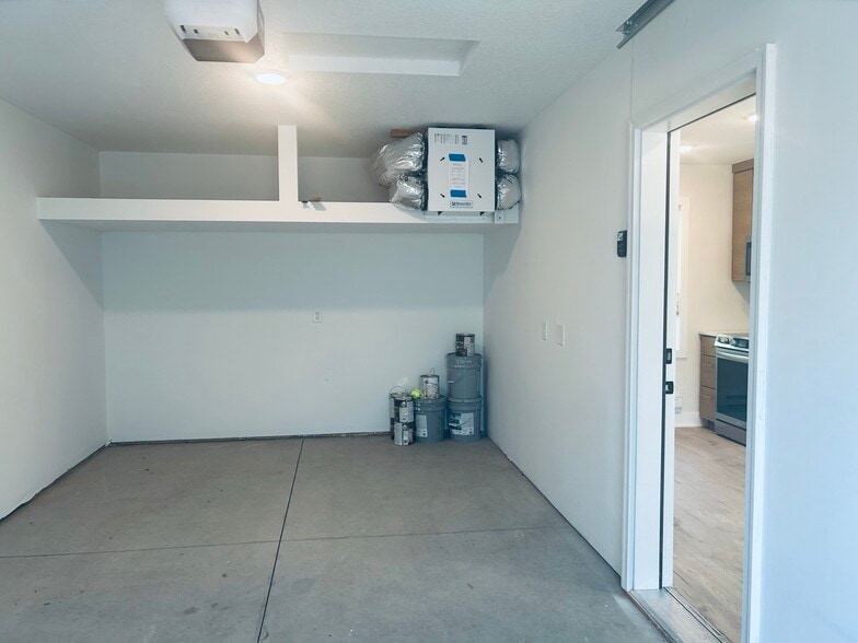 Attached garage with Storage Area. - 702 Union St
