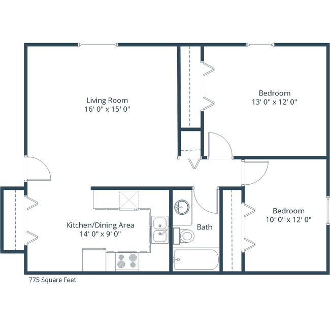 Floorplan - Rosser Apartments