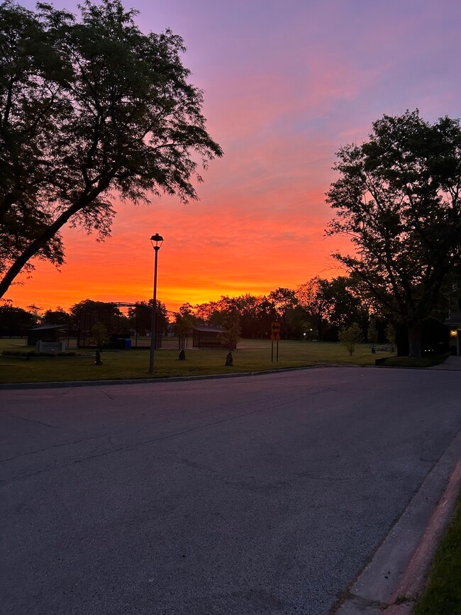 Front porch at sunrise - 1620 S Washington Ave