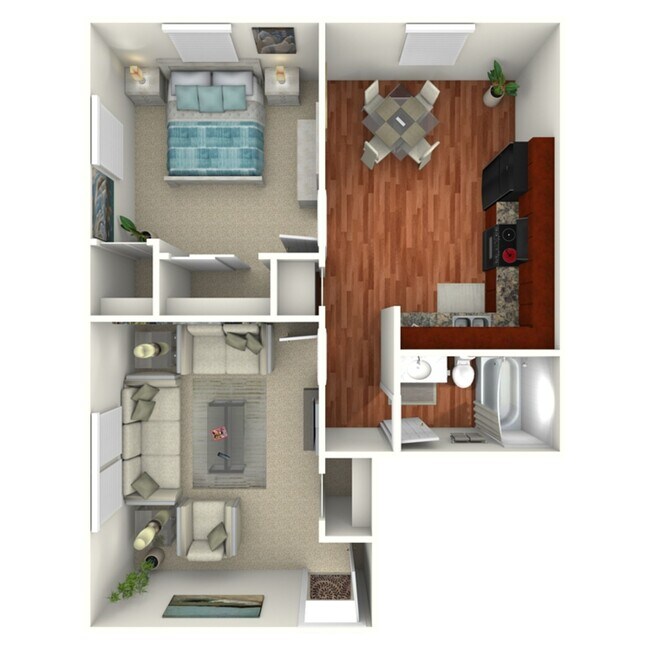 Floorplan - Aspen Pointe Apartments