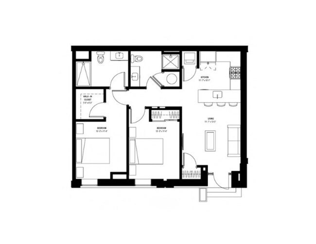 Floorplan - Glassworks Apartments