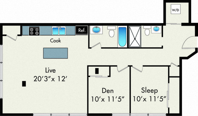 Floorplan - The Lofts at Gin Alley